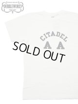 【 DUBBLEWORKS（ダブルワークス） 】　プリントTシャツ [ Printed Tee ] [ CITADEL AA ] [ OFF WHITE ] 【 メール便可 】