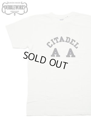 画像1: 【 DUBBLEWORKS（ダブルワークス） 】　プリントTシャツ [ Printed Tee ] [ CITADEL AA ] [ OFF WHITE ] 【 メール便可 】