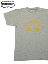 【 DUBBLEWORKS（ダブルワークス） 】　プリントTシャツ [ Printed Tee ] [ CITADEL AA ] [ H.GRAY ] 【 メール便可 】