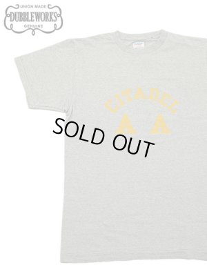 画像1: 【 DUBBLEWORKS（ダブルワークス） 】　プリントTシャツ [ Printed Tee ] [ CITADEL AA ] [ H.GRAY ] 【 メール便可 】