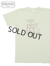 【 DUBBLEWORKS（ダブルワークス） 】　プリントTシャツ [ Printed Tee ] [ CLASS OF 69 ] [ TEA GREEN ] 【 メール便可 】