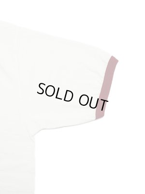 画像5: 【 DUBBLEWORKS（ダブルワークス） 】　リンガーTシャツ [ Ringer Tee ] [ SCALP DE PEW ] [ OFF WHITE x RED ] 【 メール便可 】