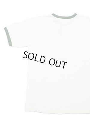 画像2: 【 DUBBLEWORKS（ダブルワークス） 】　リンガーTシャツ [ Ringer Tee ] [ BATTLING ] [ OFF WHITE x GREEN ] 【 メール便可 】