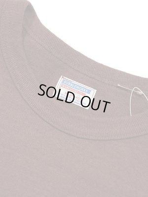 画像6: 【 DUBBLEWORKS（ダブルワークス） 】　ヘヴィウエイトベースボールTシャツ [ Heavy Weight Baseball Tee ] [ BORDEAUX ] 【 メール便可 】