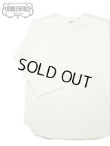 【 DUBBLEWORKS（ダブルワークス） 】　ヘヴィウエイトベースボールTシャツ [ Heavy Weight Baseball Tee ] [ OFF WHITE ] 【 メール便可 】