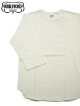 【 DUBBLEWORKS（ダブルワークス） 】　ヘヴィウエイトベースボールTシャツ [ Heavy Weight Baseball Tee ] [ OFF WHITE ] 【 メール便可 】