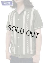 【 Pherrow's（フェローズ） 】 サマーニットシャツ [ Summer Knit Shirts  ] [ GREEN ]