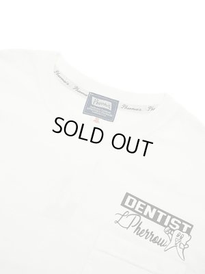 画像3: 【 Pherrow's（フェローズ） 】　ポケ付きプリントT-シャツ [ DENTIST ] [ WHITE ] [ カタログ未掲載 ] 【 メール便可 】