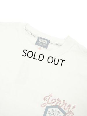 画像3: 【 Pherrow's（フェローズ） 】　プリントT-シャツ ワッペンカスタム [ JIS CO. ] [ WHITE ] 【 メール便可 】