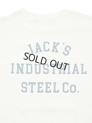 画像6: 【 Pherrow's（フェローズ） 】　プリントT-シャツ ワッペンカスタム [ JIS CO. ] [ WHITE ] 【 メール便可 】