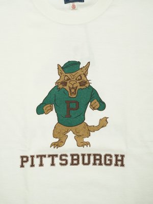 画像4: 【 Pherrow's（フェローズ） 】　プリントT-シャツ [ PITTSBURAG ] [ WHITE ] 【 メール便可 】