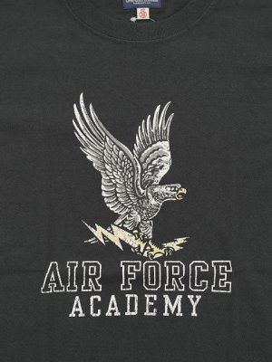 画像4: 【 Pherrow's（フェローズ） 】　プリントT-シャツ [ AIR FORCE ACADEMY ] [ S.BLACK ] 【 メール便可 】