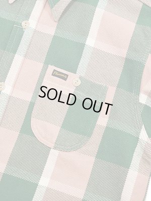 画像4: 【 Pherrow's（フェローズ） 】　ヘビーウェイトフランネルチェックシャツ [ Heavy Flannel Shirts ] [ PINK ]