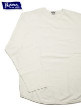 【 Pherrow's（フェローズ） 】　フットボール T-シャツ [ L/S Football Tee ] [ White ] 【 メール便可 】