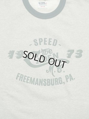 画像5: 【 Pherrow's（フェローズ） 】　プリントロンTスウェット [ The Caden M.C. ] [ H.GRAY × D.GREEN ]