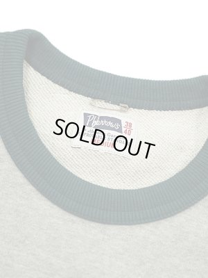 画像7: 【 Pherrow's（フェローズ） 】　プリントロンTスウェット [ The Caden M.C. ] [ H.GRAY × D.GREEN ]