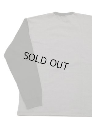 画像2: 【 Pherrow's（フェローズ） 】　プリントロンTスウェット [ The Caden M.C. ] [ GRAY × S.BLACK ]