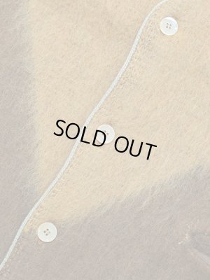 画像6: 【 Pherrow's（フェローズ） 】　モヘアニットカーディガン　[ MOHAIR KNIT CARDIGAN ] [ MUSTARD x BROWN ] 