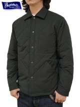 【 Pherrow's（フェローズ） 】　キルトシャツジャケット　[ Quilting Shirts Jacket ] [ BLACK ]