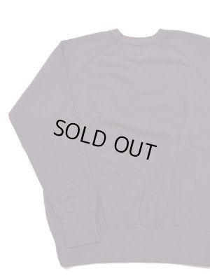 画像2: 【 Pherrow's（フェローズ） 】　フロッキープリントスウェット [ SANDERSON COLLEGE ] [ EGG PLANT ]