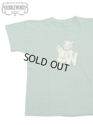画像1: 【 DUBBLEWORKS（ダブルワークス） 】　プリントTシャツ [ Printed Tee ] [ W ] [ EMERALD ] 【 メール便可 】