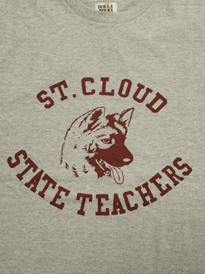 画像4: 【 DUBBLEWORKS（ダブルワークス） 】　プリントTシャツ [ Printed Tee ] [ STATE TEACHERS ] [ HEATHER GRAY ] 【 メール便可 】