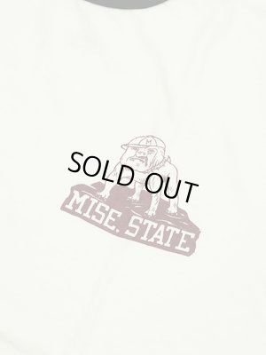 画像5: 【 DUBBLEWORKS（ダブルワークス） 】　リンガーTシャツ [ Ringer Tee ] [ BULLDOG ] [ OFF WHITE x BLACK ] 【 メール便可 】