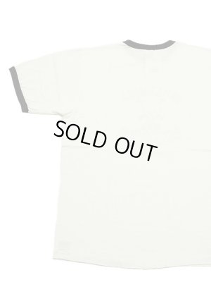 画像2: 【 DUBBLEWORKS（ダブルワークス） 】　リンガーTシャツ [ Ringer Tee ] [ BROADMOOR ] [ OFF WHITE x BLACK ] 【 メール便可 】