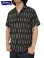 画像1: 【 Pherrow's（フェローズ） 】 COTTON OPEN SHIRT [ IKAT DESIGN ] [ BLACK ] 【 メール便可 】 (1)
