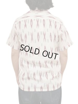 画像2: 【 Pherrow's（フェローズ） 】 COTTON OPEN SHIRT [ IKAT DESIGN ] [ NATURAL ] 【 メール便可 】