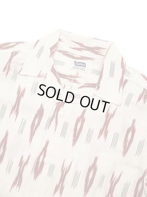 画像3: 【 Pherrow's（フェローズ） 】 COTTON OPEN SHIRT [ IKAT DESIGN ] [ NATURAL ] 【 メール便可 】