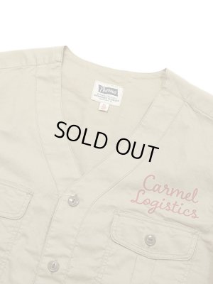 画像3: 【 Pherrow's（フェローズ） 】 ボーイスカウトシャツ [ Carmel Logistics ] [ BEIGE ]