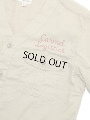 画像4: 【 Pherrow's（フェローズ） 】 ボーイスカウトシャツ [ Carmel Logistics ] [ BEIGE ]