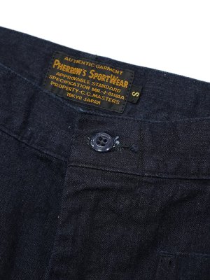 画像3: 【 Pherrow's（フェローズ） 】　US.NAVY DENIM SHORTS　[ INDIGO ]