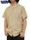 画像1: 【 Pherrow's（フェローズ） 】 半袖ストライプイタリアンカラーシャツ [  ITALIAN COLLAR SHIRTS ] [ BEIGE STRIPE ] 【 メール便可 】 (1)