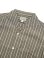画像3: 【 Pherrow's（フェローズ） 】 半袖ストライプイタリアンカラーシャツ [  ITALIAN COLLAR SHIRTS ] [ CHARCOAL STRIPE ] 【 メール便可 】