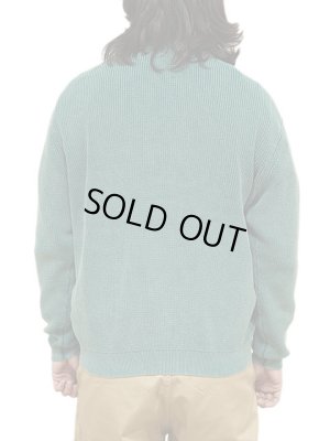 画像2: 【 Pherrow's（フェローズ） 】 サマーニットカーディガン [ Summer Knit Cardigan ] [ FADE GREEN ]