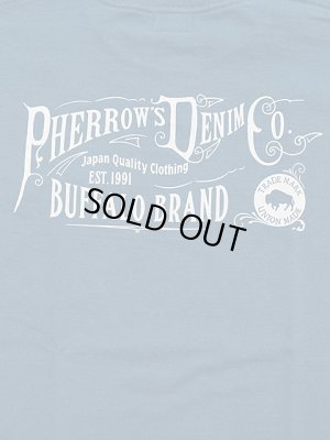 画像7: 【 Pherrow's（フェローズ） 】　ポケ付きプリントT-シャツ [ Pherrows Co ] [ S.BLUE ] 【 メール便可 】