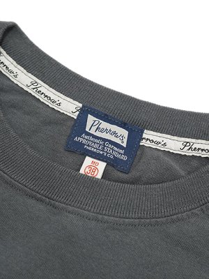 画像7: 【 Pherrow's（フェローズ） 】　プリントT-シャツ [ TAITANS ] [ CHARCOAL ] [ カタログ未掲載 ] 【 メール便可 】