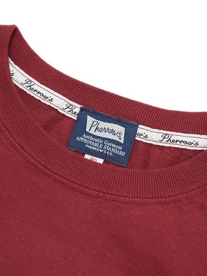 画像7: 【 Pherrow's（フェローズ） 】　プリントT-シャツ [ TAITANS ] [ BURGUNDY ] [ カタログ未掲載 ] 【 メール便可 】