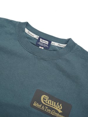 画像3: 【 Pherrow's（フェローズ） 】　プリントT-シャツ [ Clauss ] [ BLUE GRAY ] [ カタログ未掲載 ] 【 メール便可 】