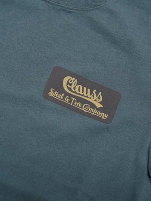 画像4: 【 Pherrow's（フェローズ） 】　プリントT-シャツ [ Clauss ] [ BLUE GRAY ] [ カタログ未掲載 ] 【 メール便可 】