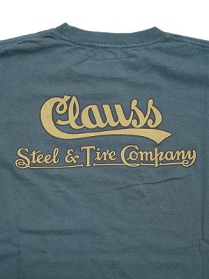 画像7: 【 Pherrow's（フェローズ） 】　プリントT-シャツ [ Clauss ] [ BLUE GRAY ] [ カタログ未掲載 ] 【 メール便可 】