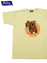 【 Pherrow's（フェローズ） 】　プリントT-シャツ [ THUNDERS ] [ OFF WHITE ] [ カタログ未掲載 ] 【 メール便可 】