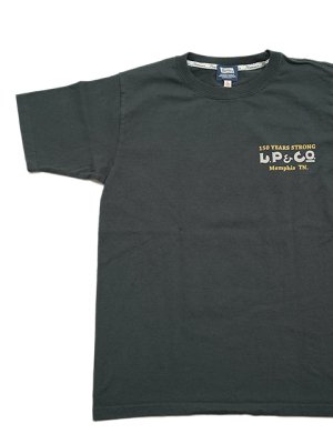 画像2: 【 Pherrow's（フェローズ） 】　プリントT-シャツ ワッペンカスタム [ L.P & CO. ] [ S.BLACK ] 【 メール便可 】