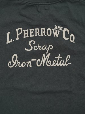 画像8: 【 Pherrow's（フェローズ） 】　プリントT-シャツ ワッペンカスタム [ L.P & CO. ] [ S.BLACK ] 【 メール便可 】