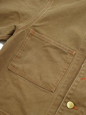 画像5: 【 Pherrow's（フェローズ） 】 BROWN DUCK COVERALL [ Sweet Orr Type ] [ BROWN ]