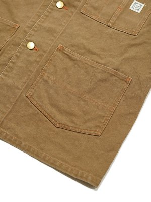 画像6: 【 Pherrow's（フェローズ） 】 BROWN DUCK COVERALL [ Sweet Orr Type ] [ BROWN ]