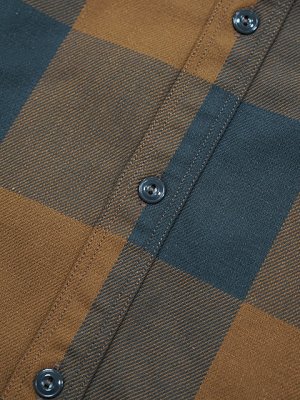 画像8: 【 Pherrow's（フェローズ） 】　ヘビーウェイトフランネルチェックシャツ [ Heavy Flannel Shirts ] [ ORANGE ]