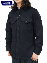 【 Pherrow's（フェローズ） 】 ウールCPOシャツジャケット [ CPO Shirts Jacket ] [ NAVY ]